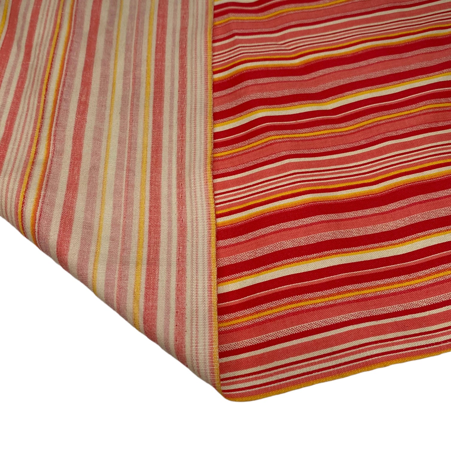 Striped Cotton - 42” - Red/Yellow