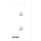 Shank Button - Plastic - 12mm (1/2”) - White - 4 count