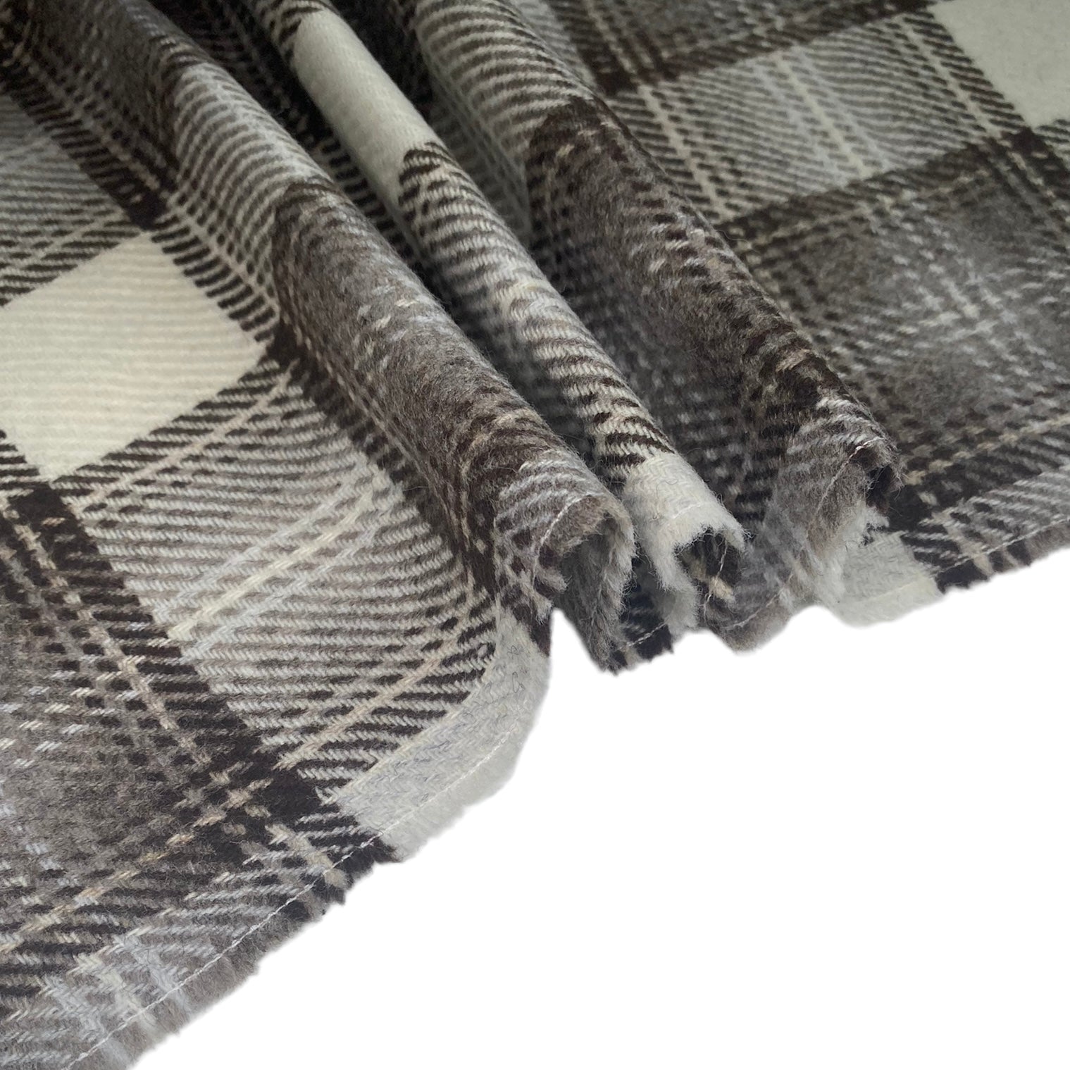 Wool Plaid - Beige/Brown