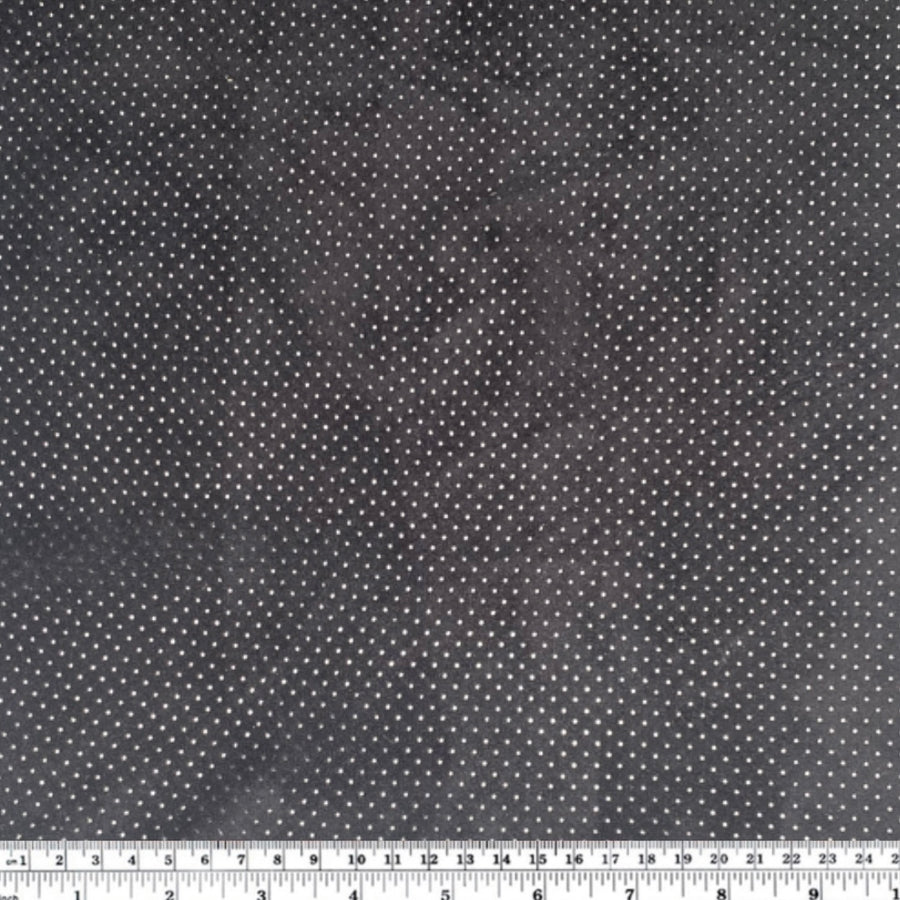 Perforated Faux Suede - Black