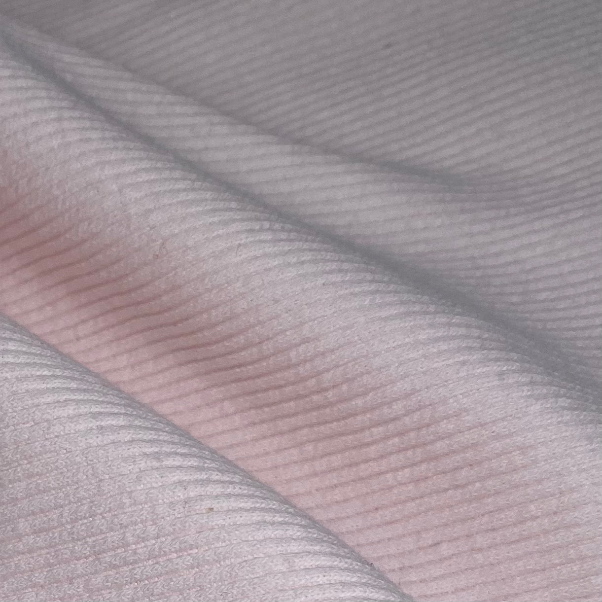 Cotton Tubular Rib Knit - Blush
