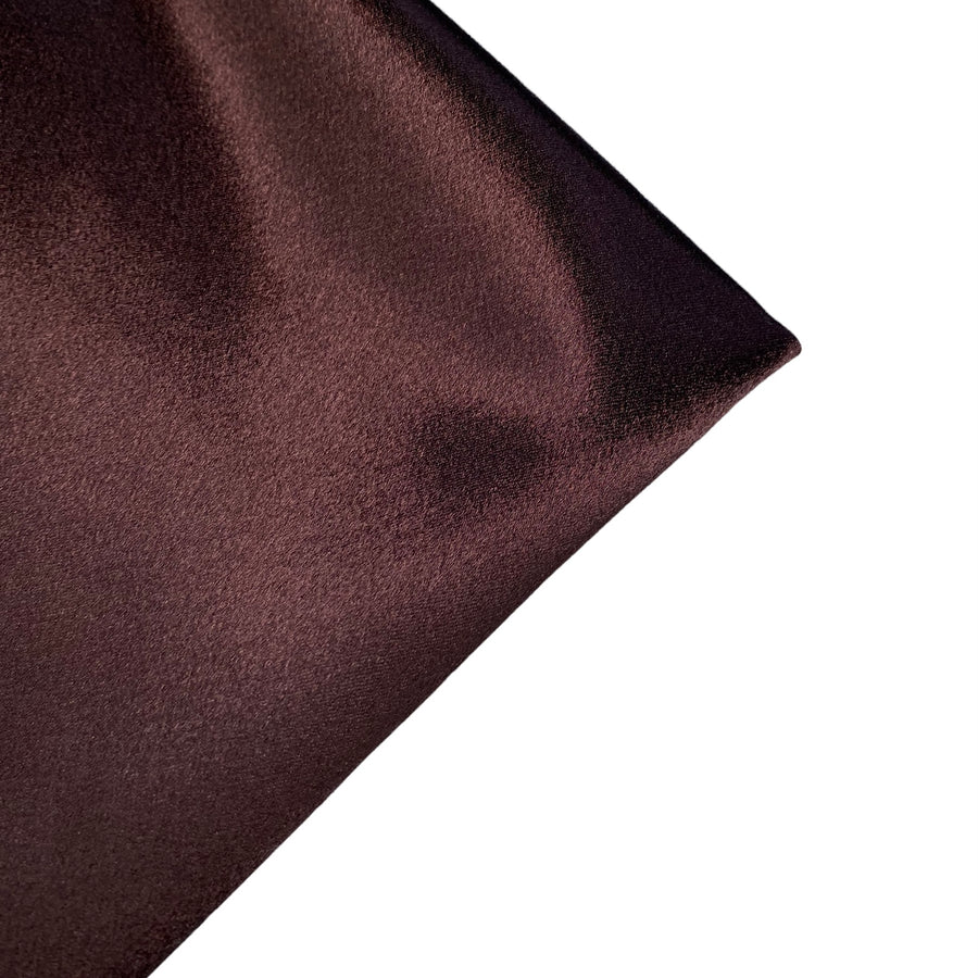 Polyester Crepe Back Satin - 44” - Dark Brown