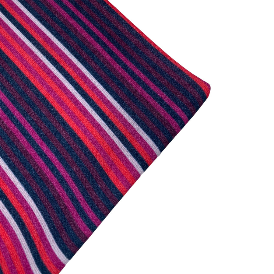 Striped Lightweight Polyester Crêpe - 60”