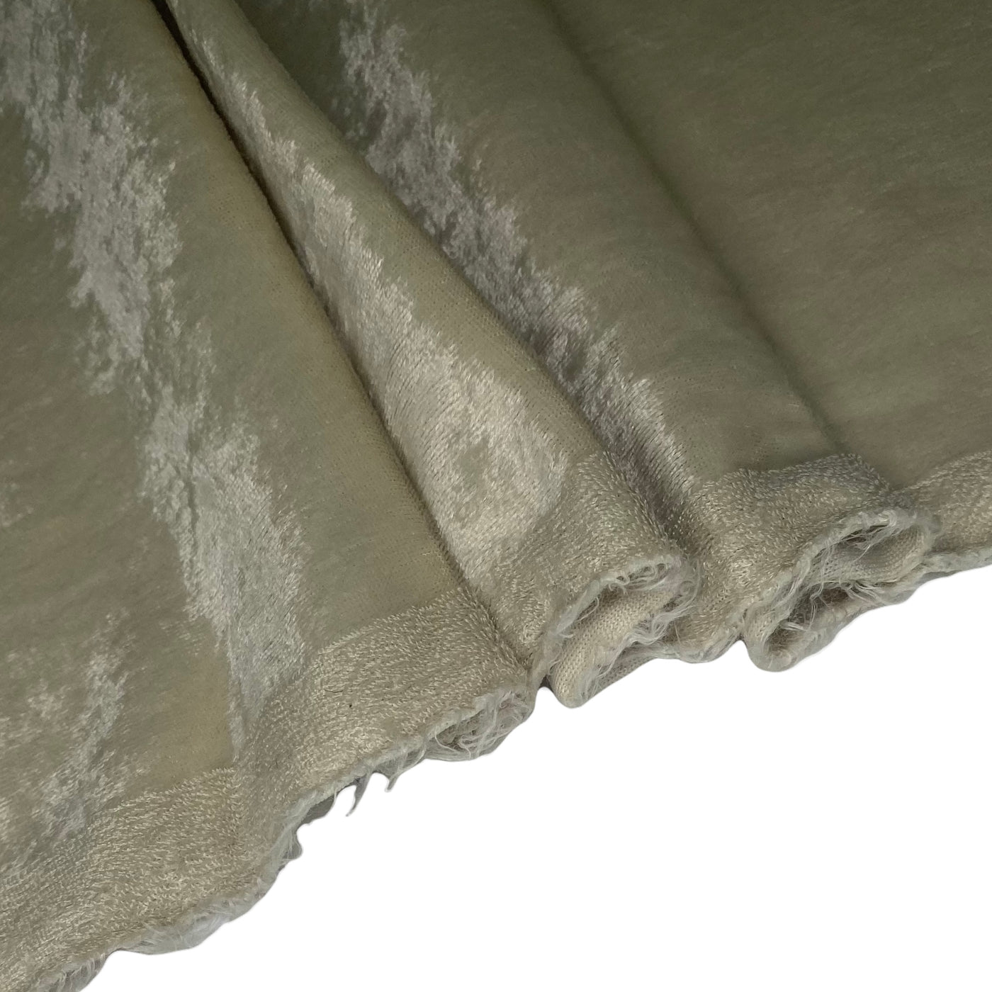 Crushed Stretch Velvet - Beige