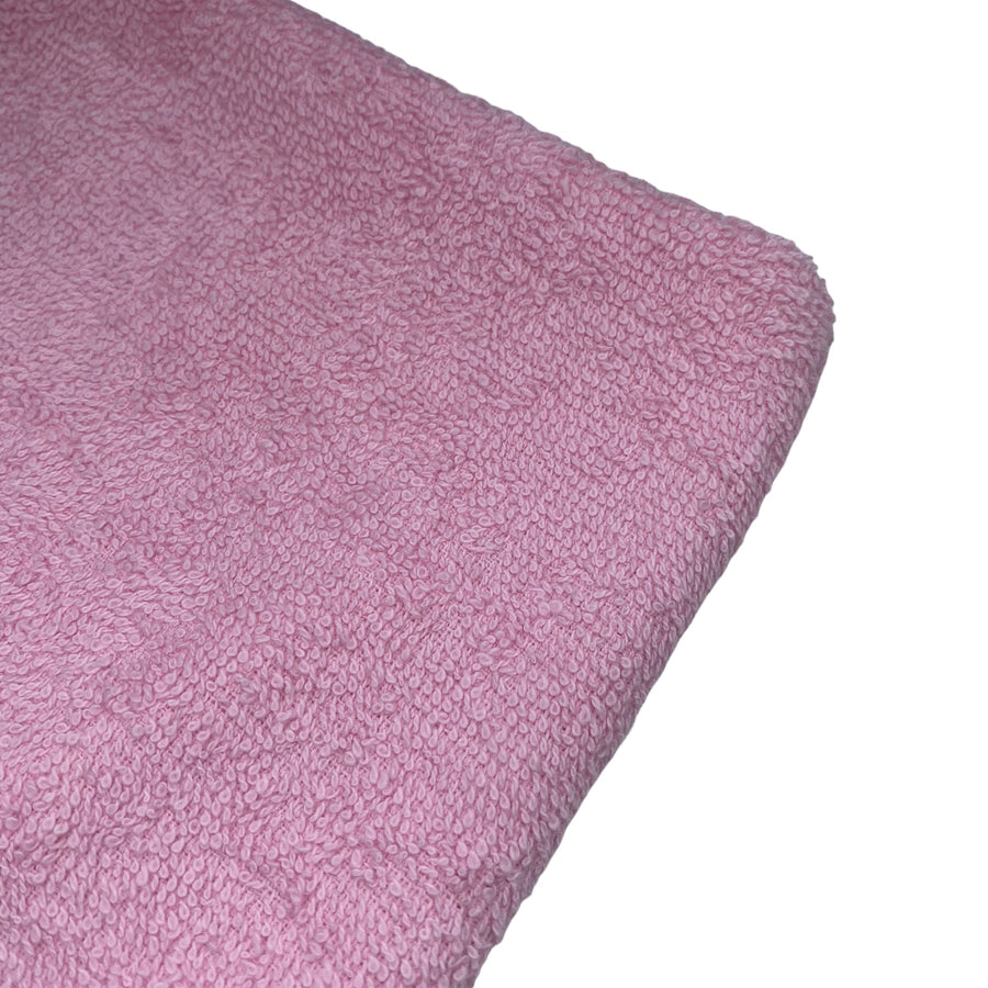 Double Sided Cotton Terry Towel - Pink