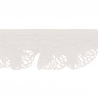 Novelty Ruffle - 14mm - By the Yard - White