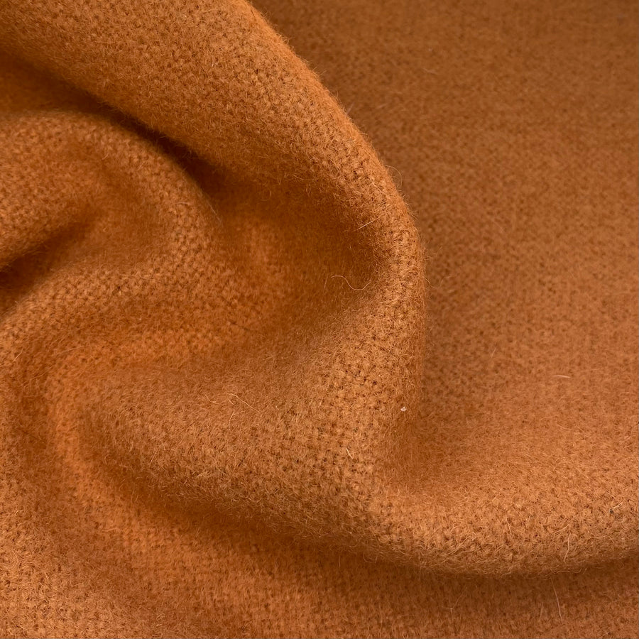 Wool Coating - Rusty Orange