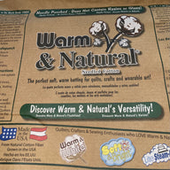 Needled Cotton Batting - Natural