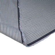 Striped Puckered Cotton - 58” - White/Grey