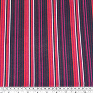 Striped Lightweight Polyester Crêpe - 60”