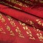 Striped Silk Shantung - Red/Gold