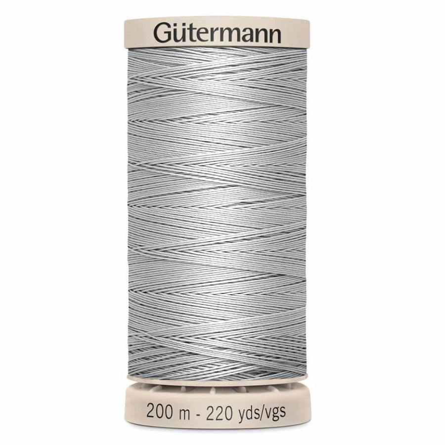 Cotton Hand Quilting 50wt Thread - 200m - Light Grey