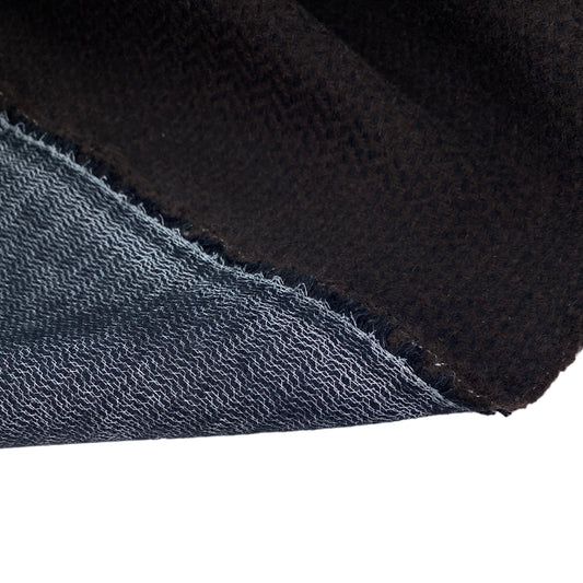 Wool Coating - Pre-Interfaced - Remnant - Brown