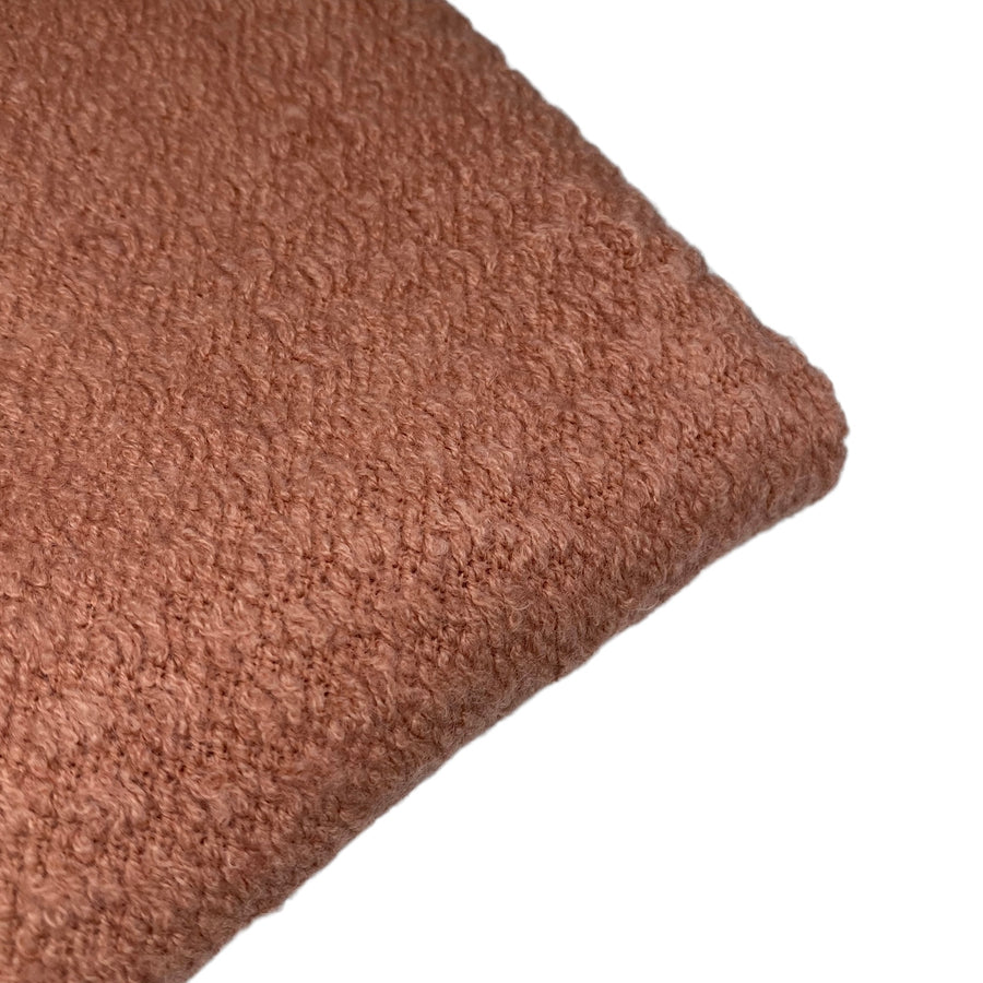 Wool Coating - Remnant - Dusty Pink