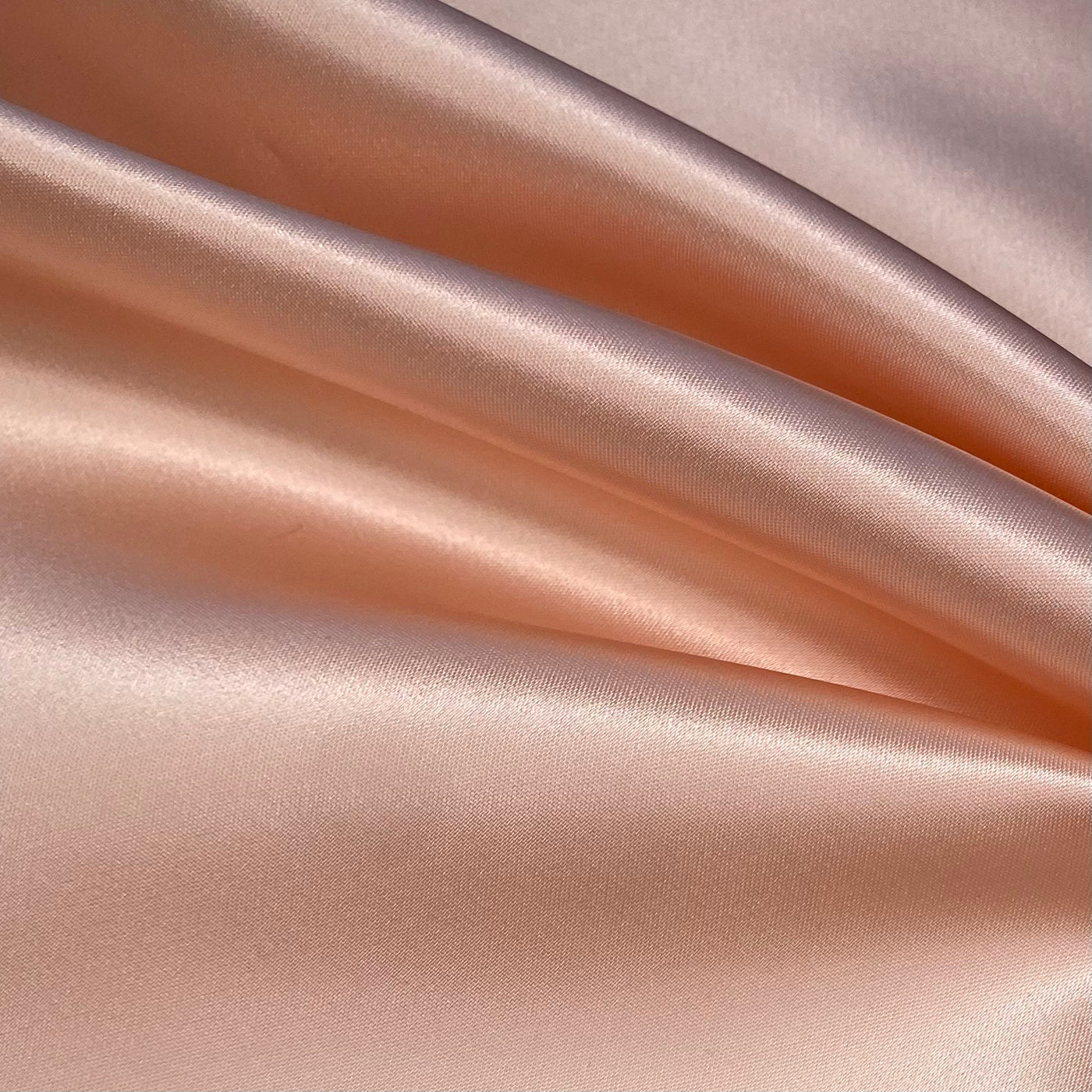 Polyester Satin - 44” - Peach
