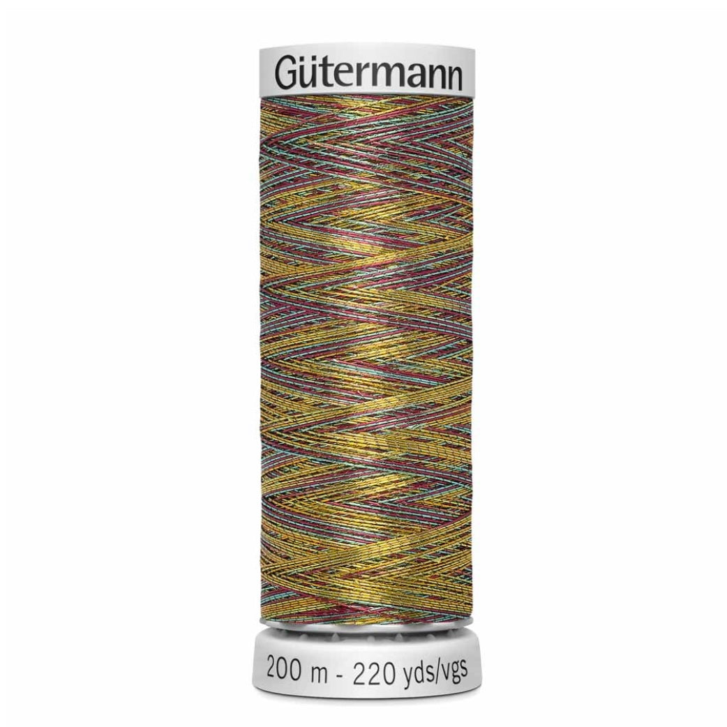 Dekor Variegated Metallic Thread - 200m - Melody