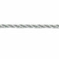 Metallic Twisted Cord - 2.5mm - Silver