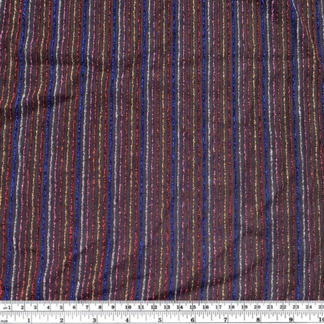 Metallic Striped Knit