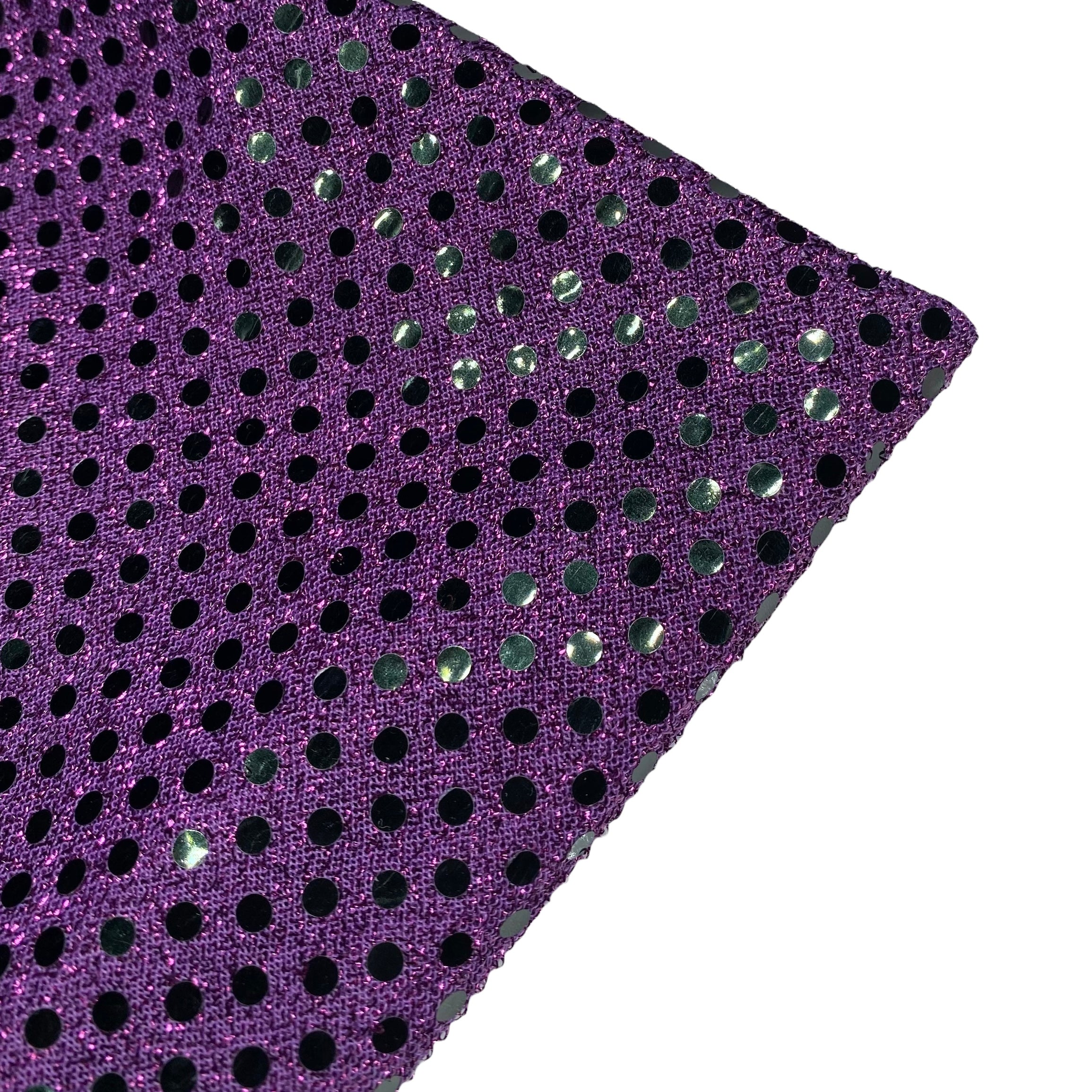 Faux Sequin Shiny Confetti Dot Knit - 44” - Lavender