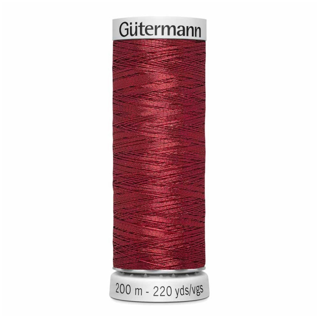 Dekor Metallic Thread - 200m - Purple