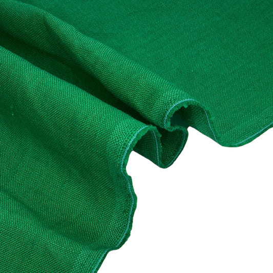 Medium Weight Linen - 60” - Kelly Green