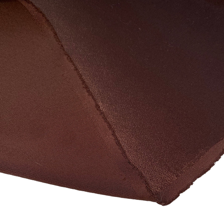 Crepe Back Satin - Brown