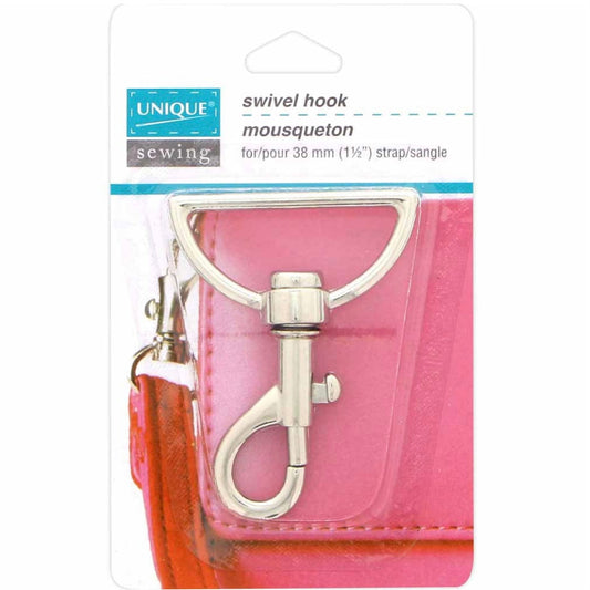 Swivel Hook - 38mm (1 1/2″) - Silver - 1pc