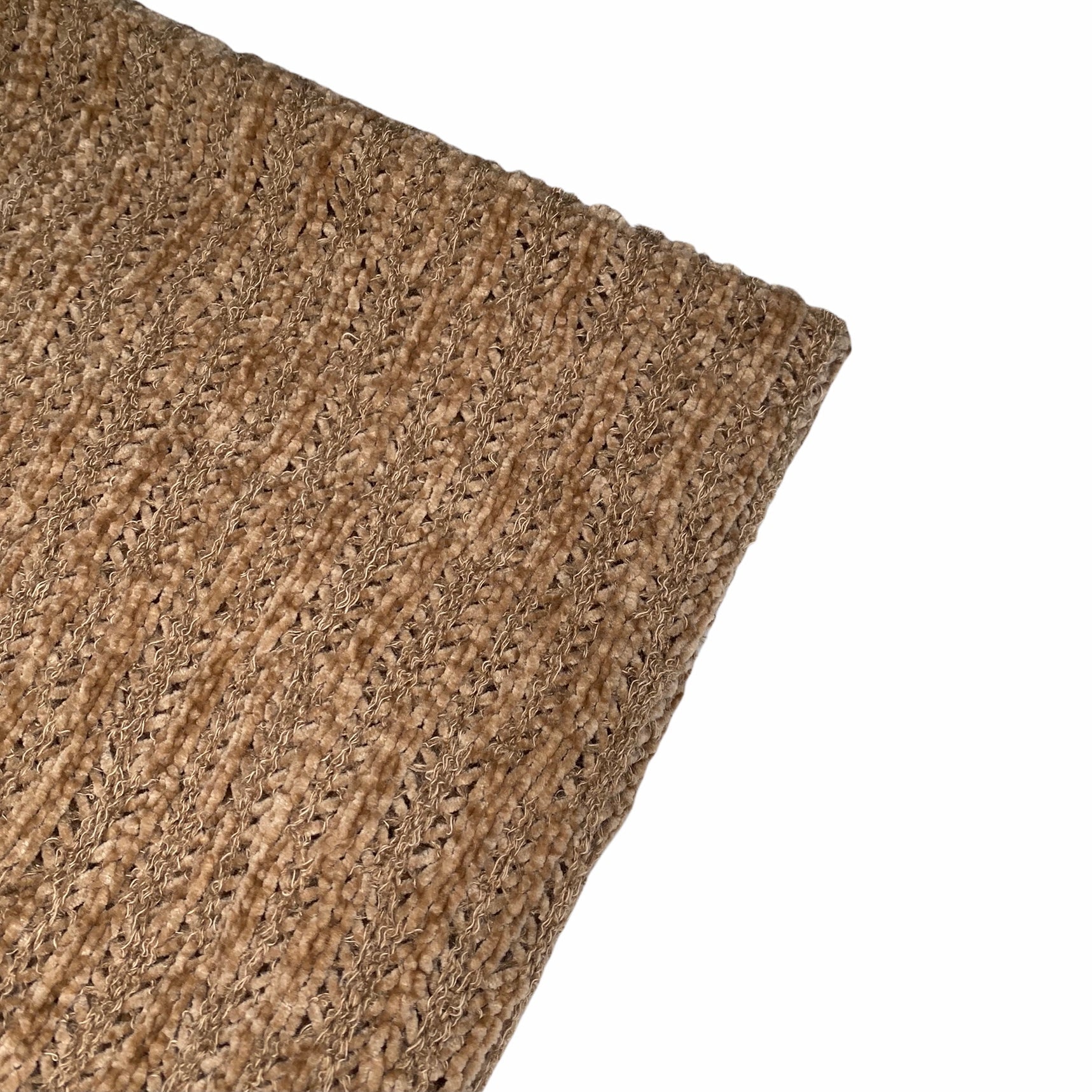Chenille Polyester Knit - Brown