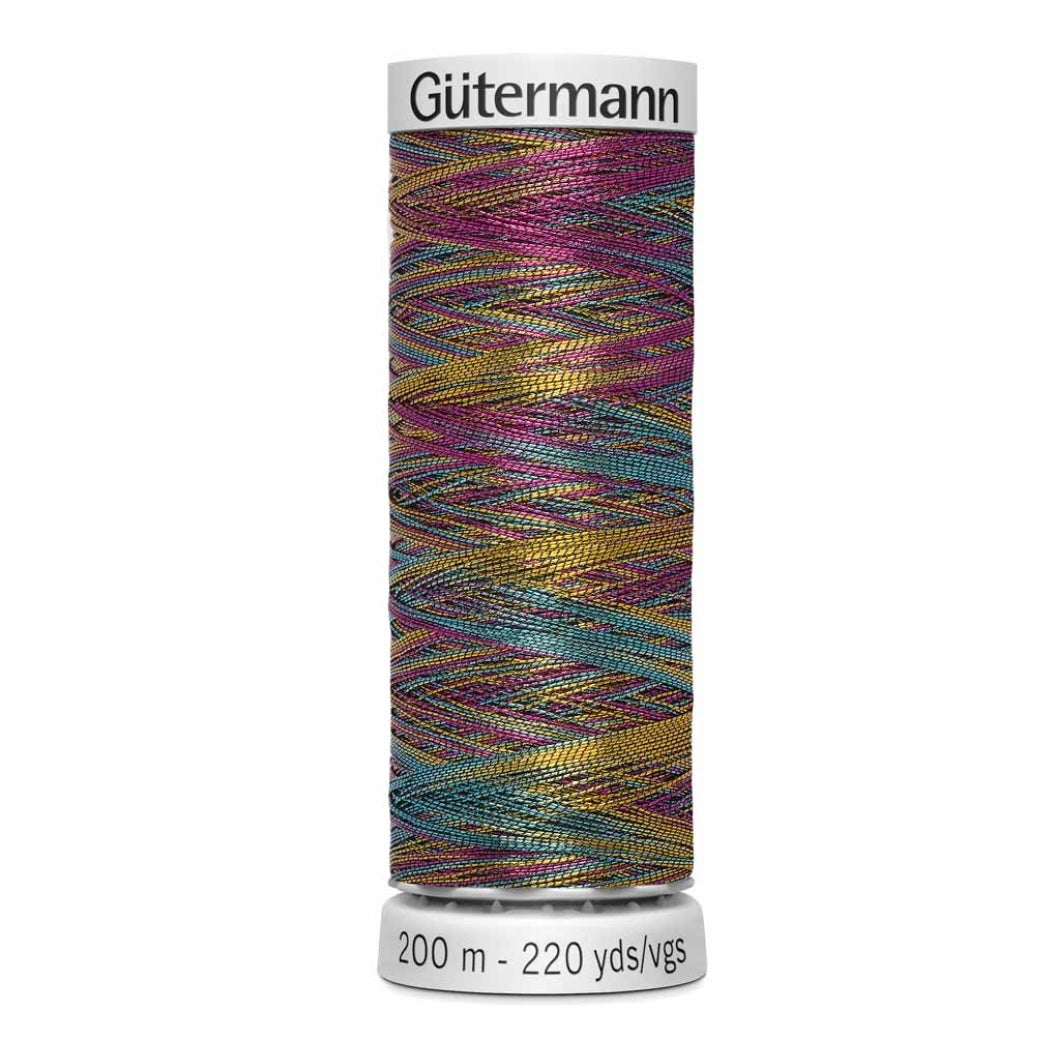 Dekor Variegated Metallic Thread - 200m - Spring