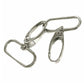 Swivel Clasps - 32mm (1 1/4″) - Silver - 2 pcs.