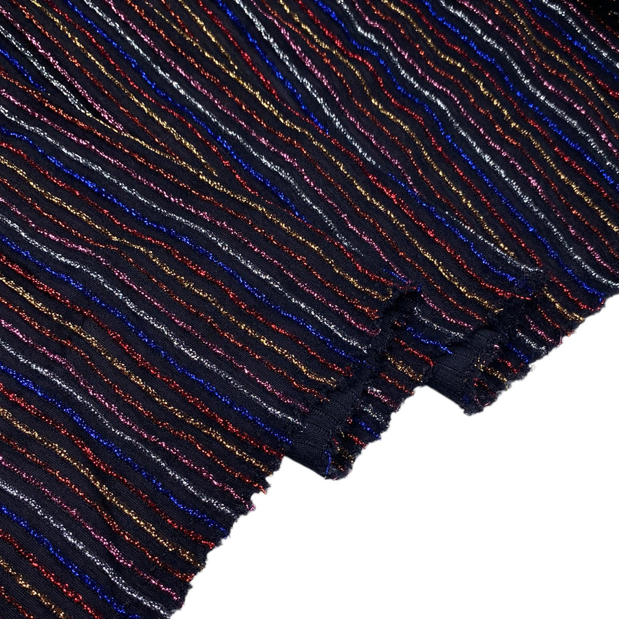 Metallic Striped Knit
