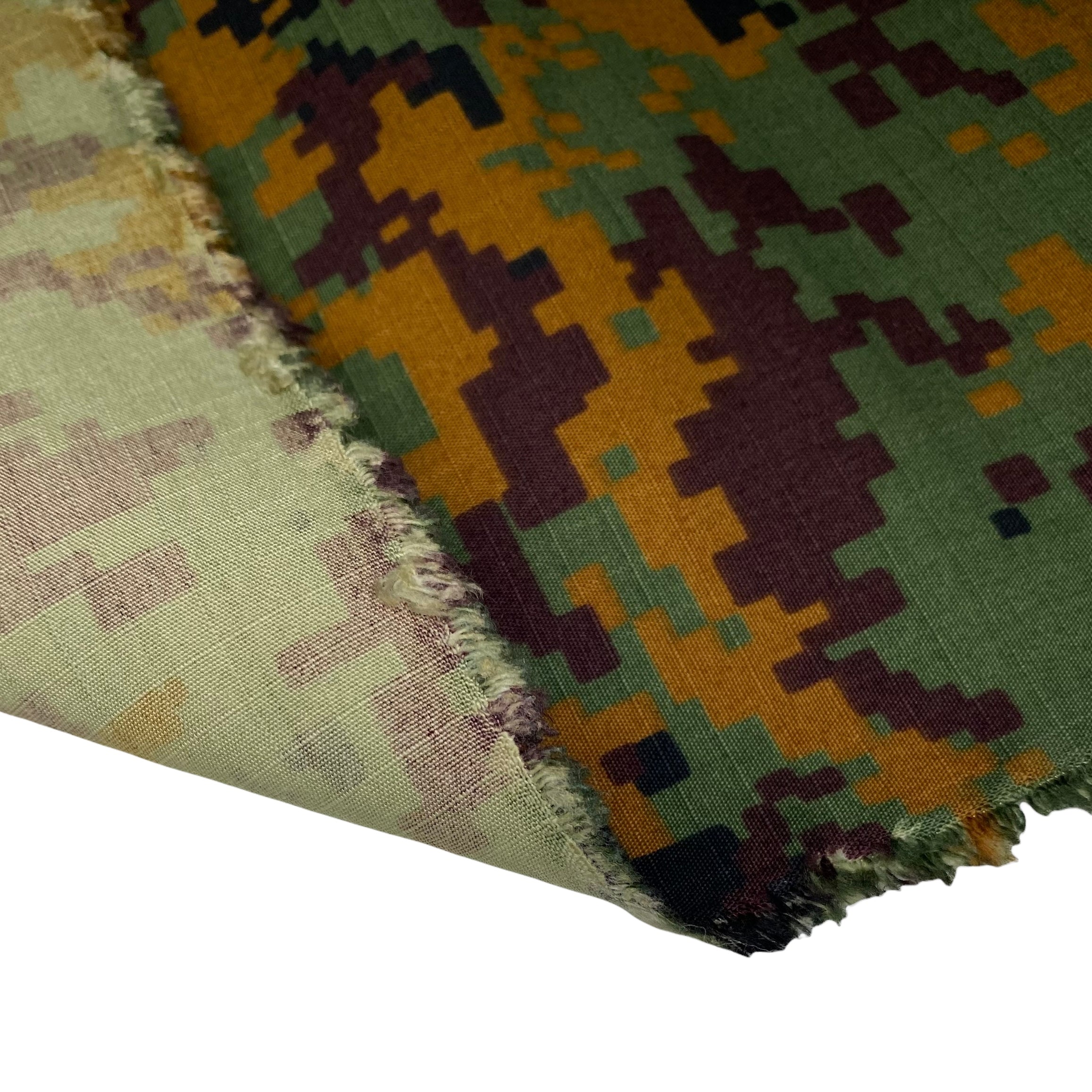 Printed Ripstop Cotton Canvas - Digital Camouflage