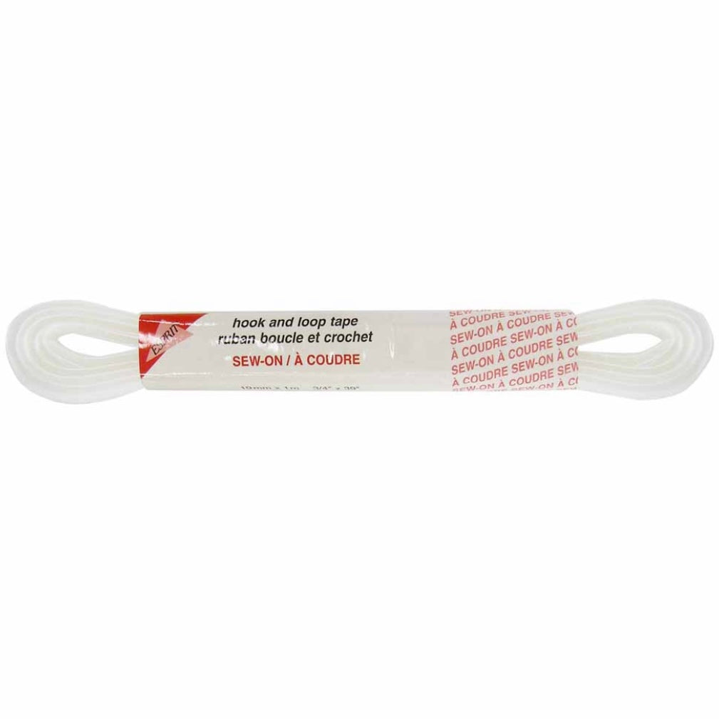 Hoop & Loop Tape Sew-On - 25mm x 1m (1” x 39”) - Black