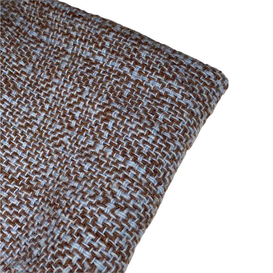Italian Wool Boucle -  Blue/Brown