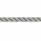 Metallic Twisted Cord - 6mm - Silver