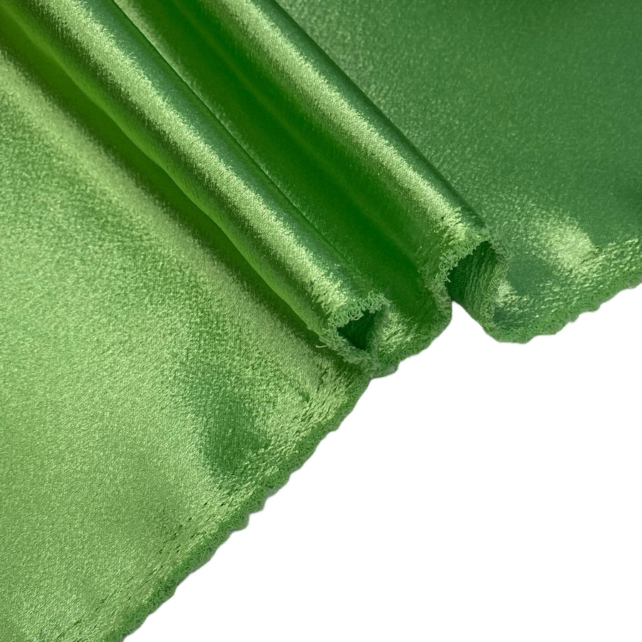 Polyester Crepe Back Satin - Lime Green
