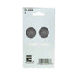 Buttons to Cover - 29mm - Silver - 1 set