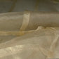 Quilted Silk Organza - 56” - Beige