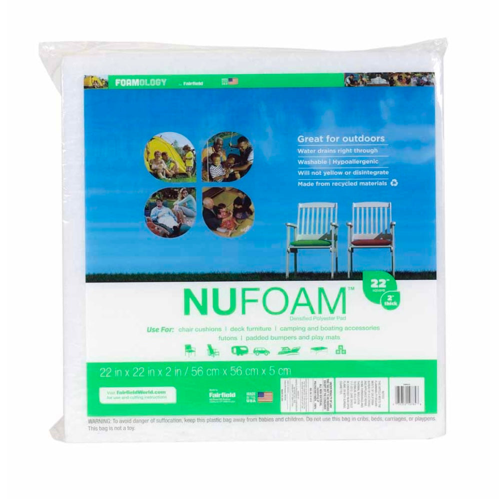 Cushion Foam - 2” Thick 22″ x 22″