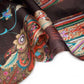 Paisley China Silk - 54” - Brown/Blue