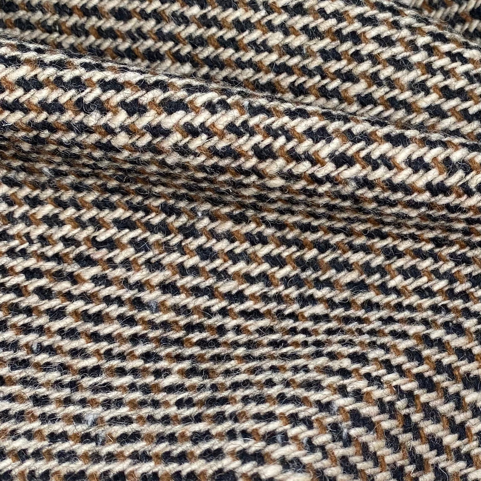 Wool Coating - Remnant - Brown