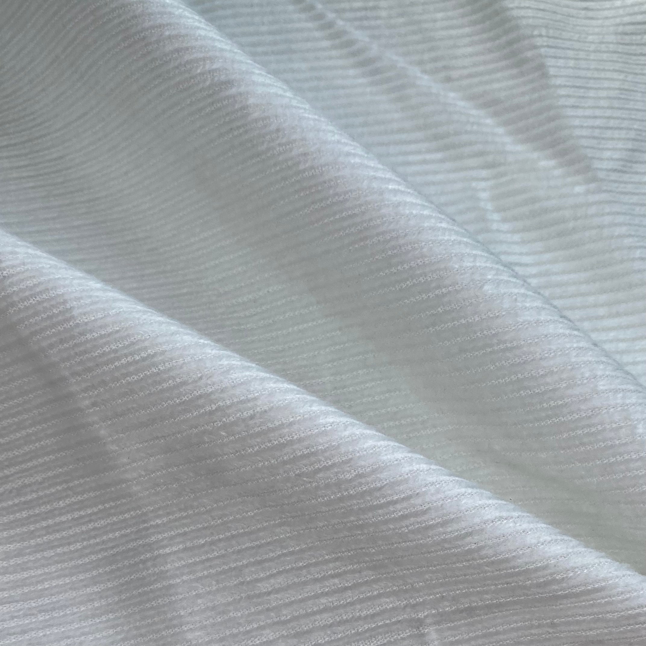 Cotton Corduroy - Wide Wale - White