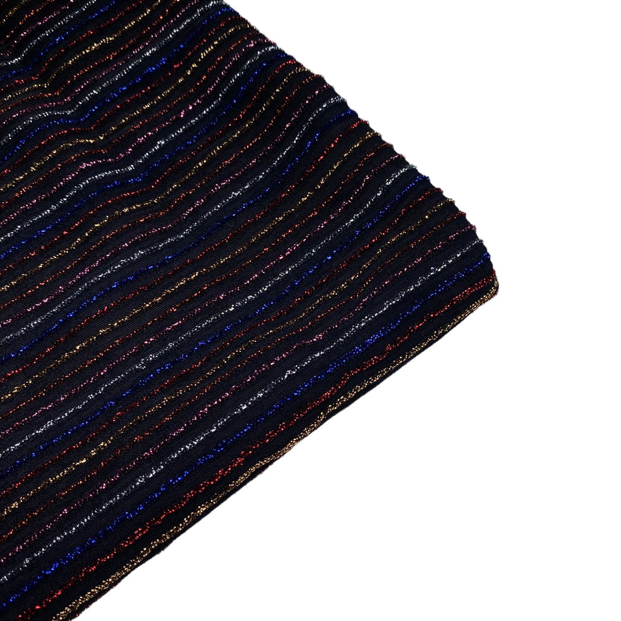 Metallic Striped Knit