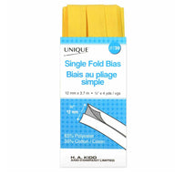 Single Fold Bias Tape - 12mm x 3.7m