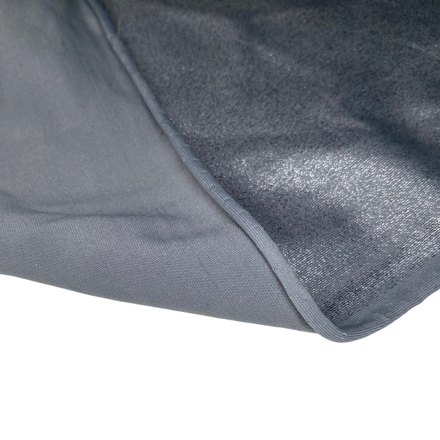 Sparkle Polyester Spandex - 62” - Silver