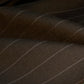 Striped Wool Twill - Brown