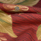 Floral Leaves Indoor/Outdoor Upholstery -  56” - Red