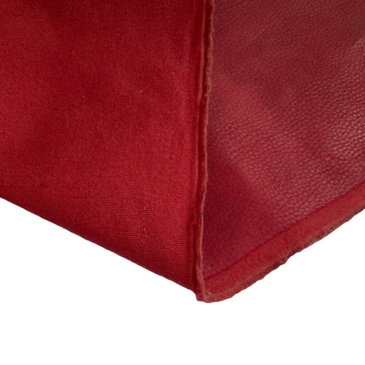 Faux Leather - Red
