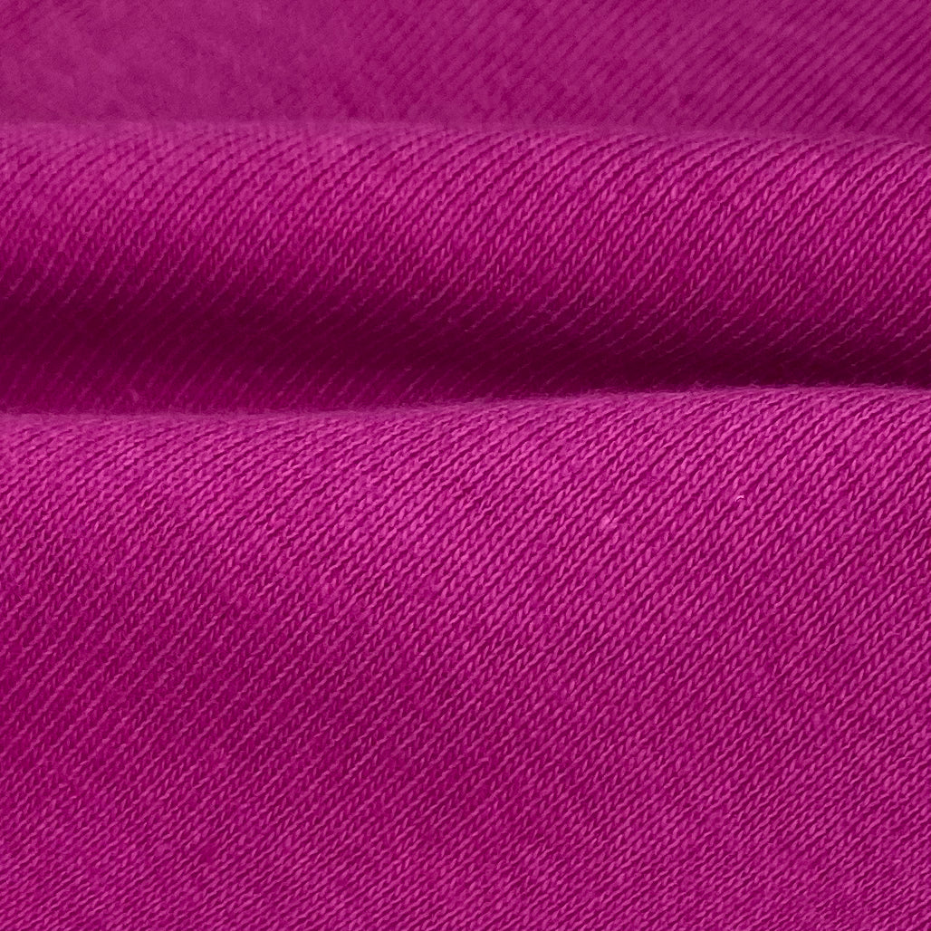 Cotton Tubular Rib Knit - Fucshia