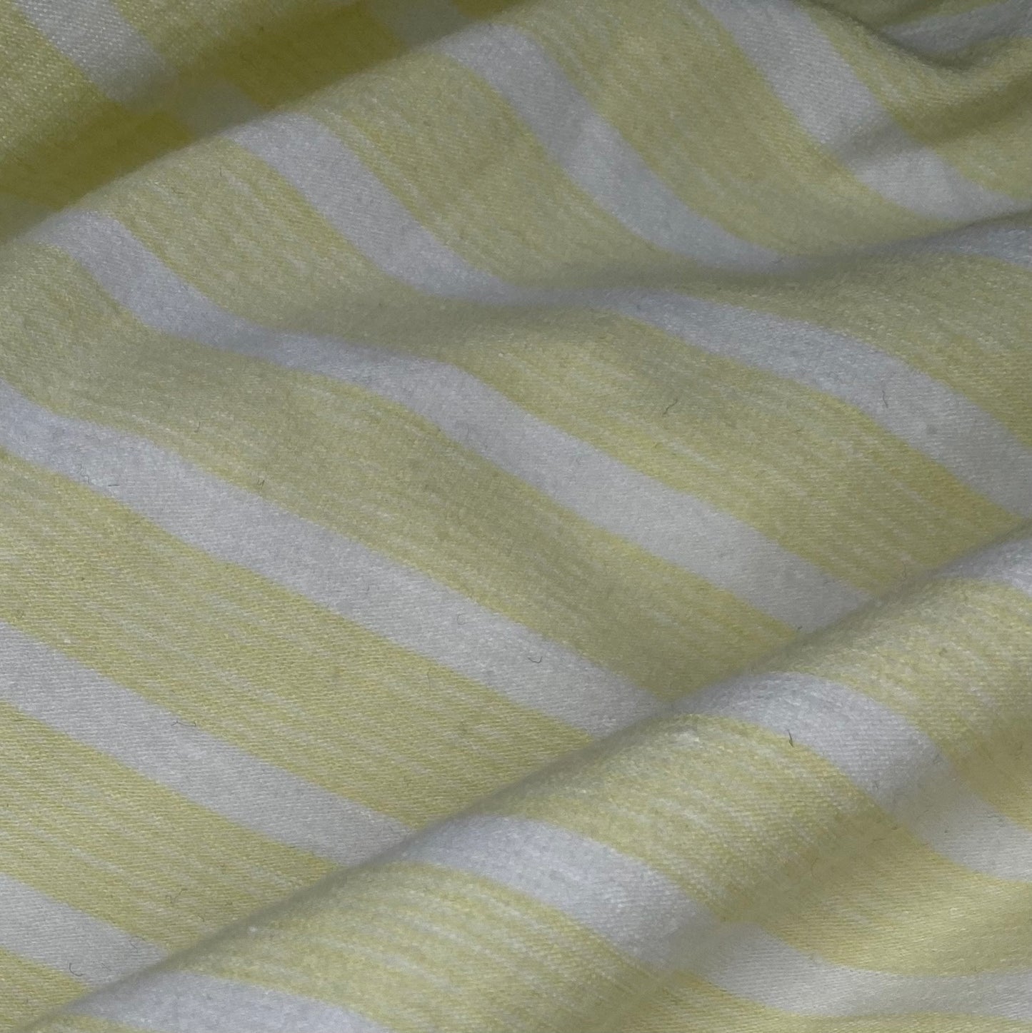 Striped Cotton Knit - 62” - Yellow/White